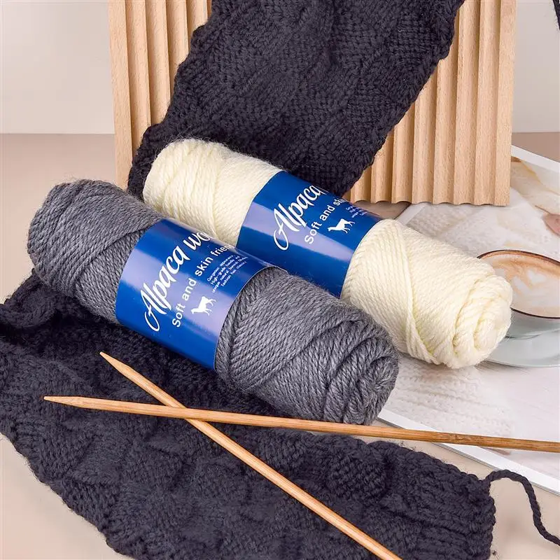 500g Alpaca Wool Yarn Soft Warm DIY Knitting Worsted Sweater Make Warm And Fashionable Windbreakers Jackets Scarves Hats Yarn