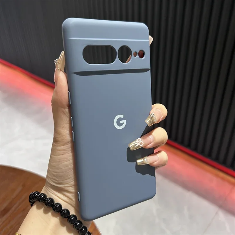 Luxury Silky Silicone Shockproof Protective Case - Soft-Touch Back Cover