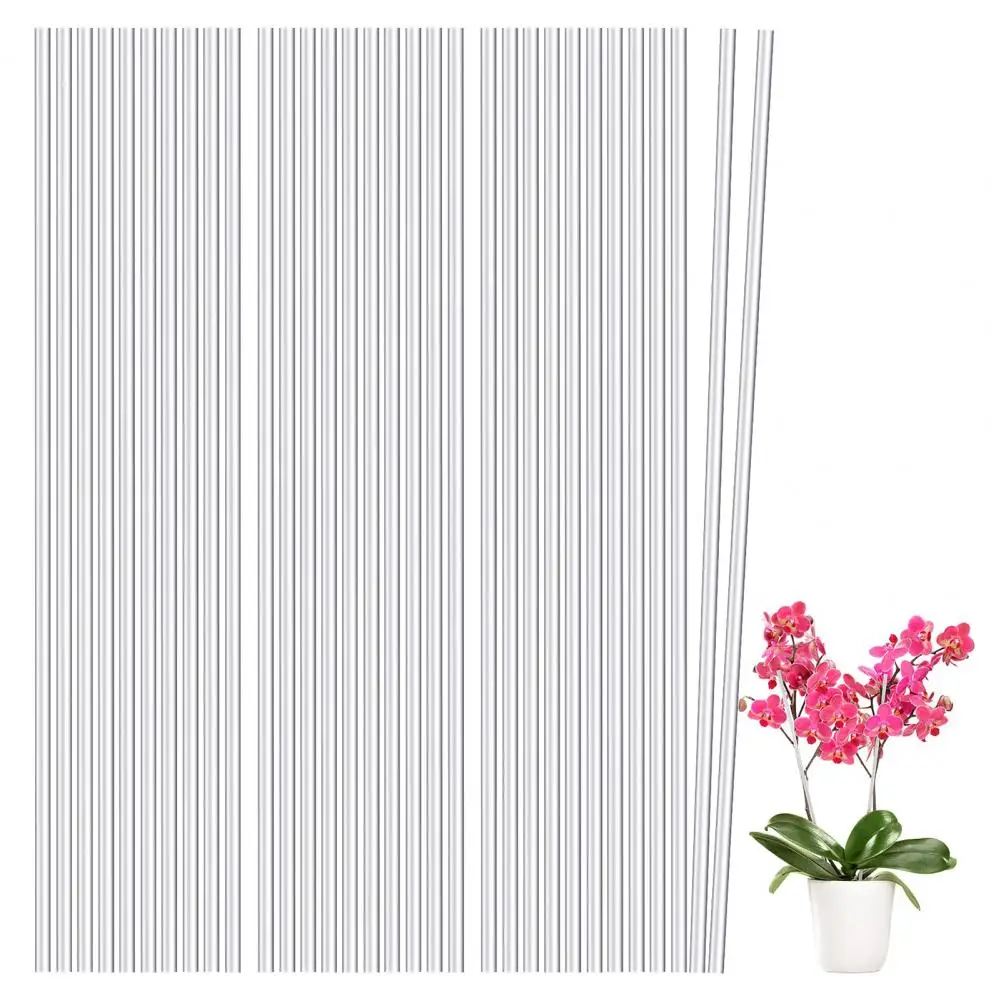 

Strong Plant Support Stakes Garden Acrylic Sticks Flexible Acrylic Plant Stakes Enhance Growth Support Strengthen for Indoor