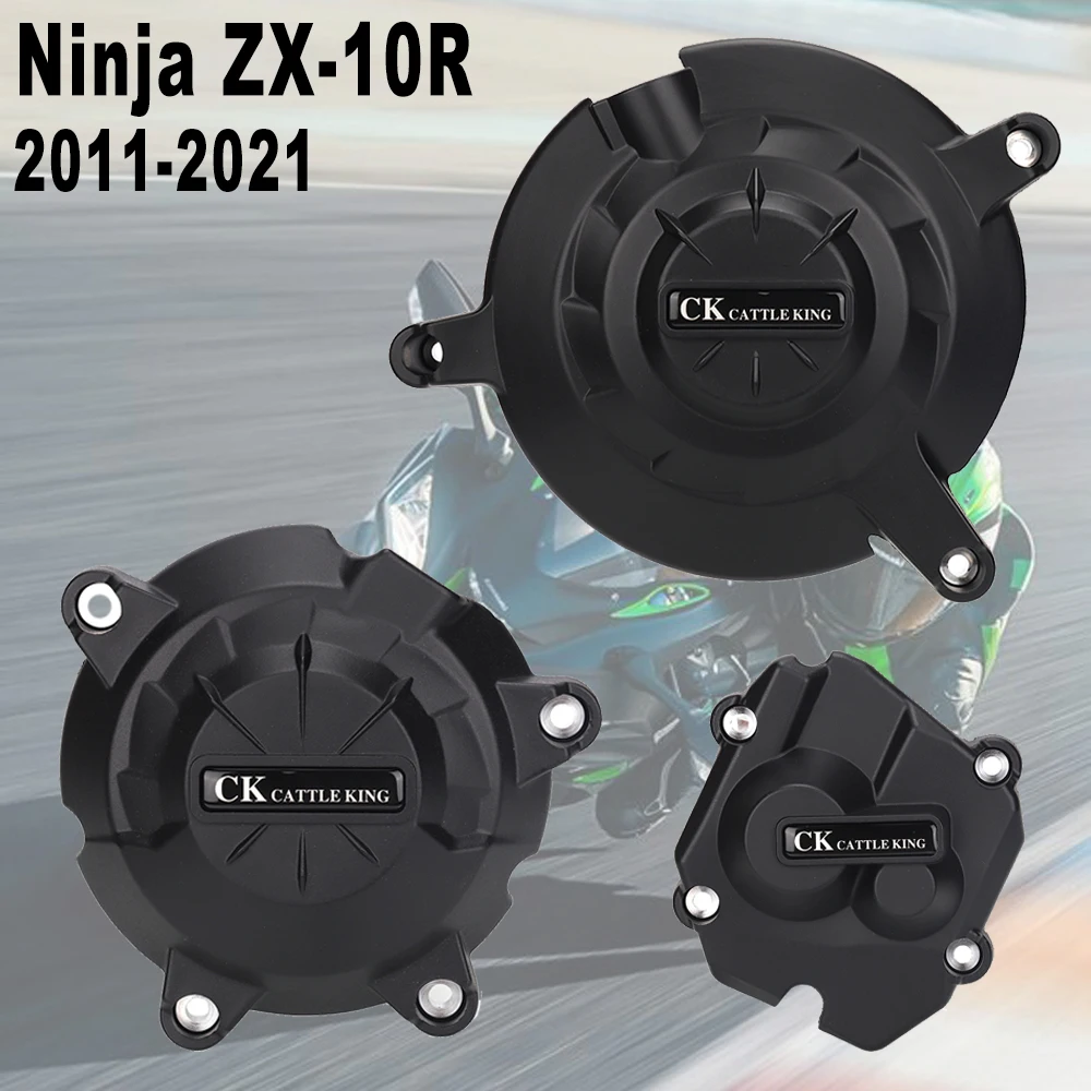 

Аксессуары для мотоциклов Kawasaki Zx10r, для Ninja Zx 10r Zx-10r 2011-2016 2017-2021, защита двигателя, защитная крышка, комплект чехлов