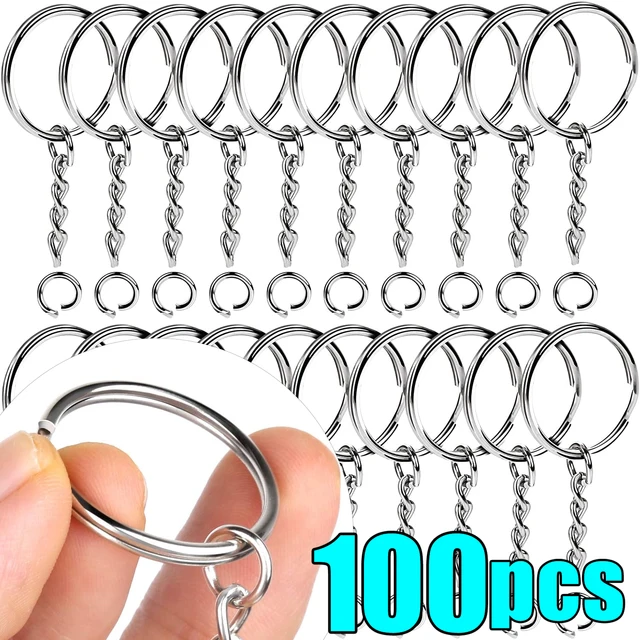 Metal Keyring & Lobster Clasp Set 1