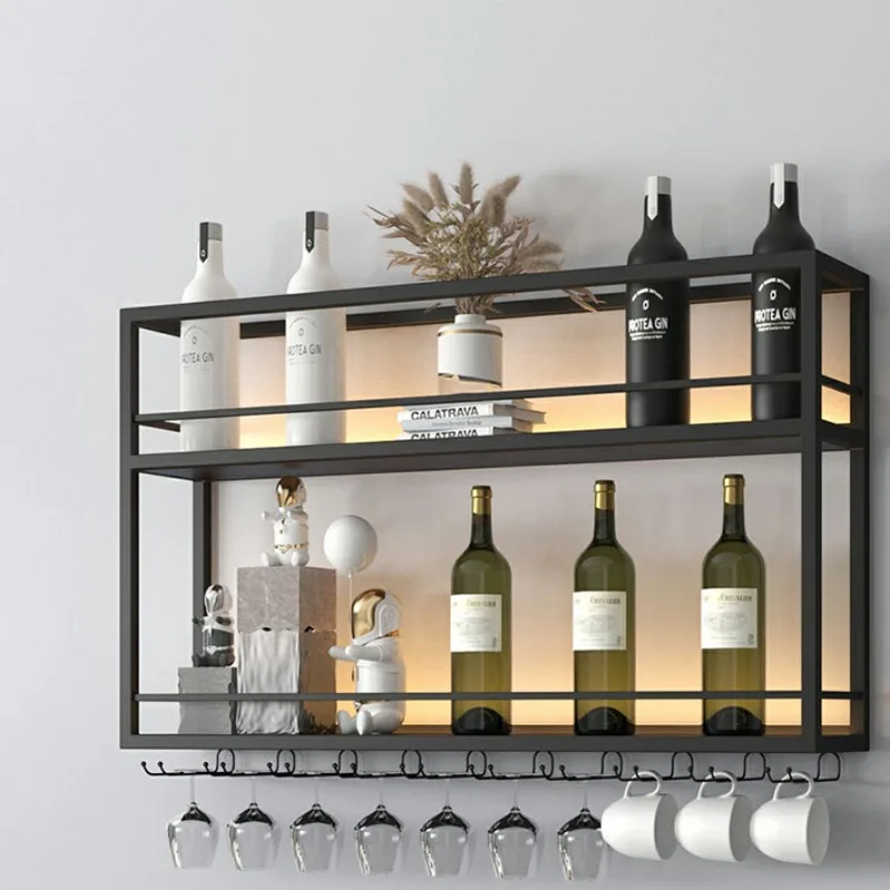 Rack Bar Cabinet Storage Designer Luxury Kitchen Organizer Shelf Coffee Candle Holder Cabinet Luxury Mueble Botellero Furniture