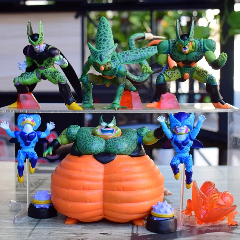 

Dragon Ball Cell Ultimate Shape Super Saiyan Action Figures Japanese Anime Figure PVC Collectible Model Toys Kids Gifts