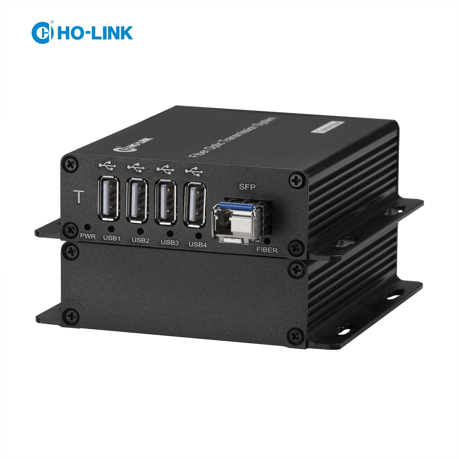 벽걸이형 USB 2.0 광섬유 익스텐더, 1.25Gbps