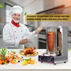 OO Wholesale Turkey Doner Kebab Meat Product Making Machine Electric Barbecue Grills Mini Shawarma Machine With Meat Catch Pan 6