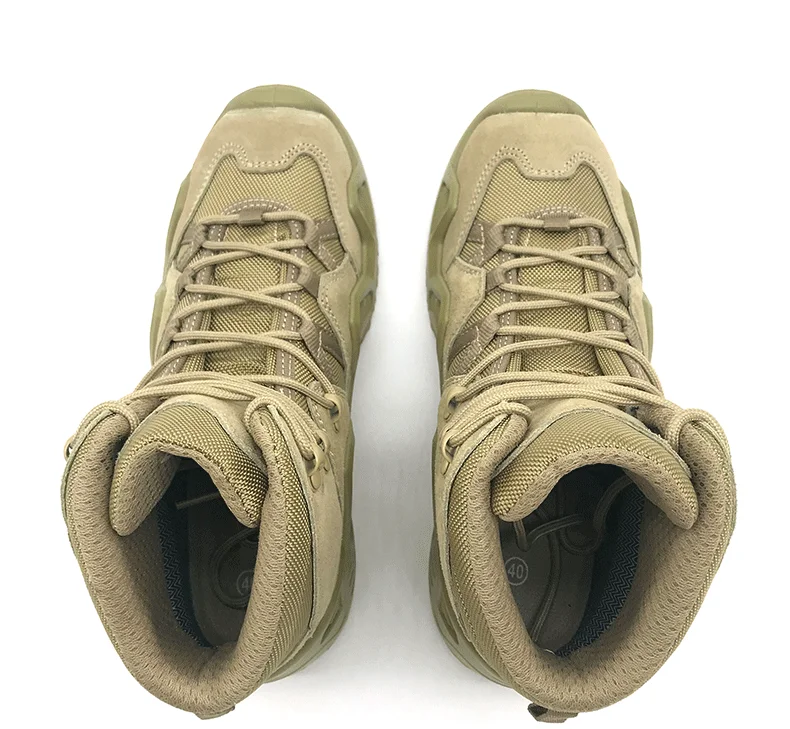High Top Hiking Militares Boots Men Desert Combat Shoes Hunting