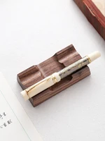 Walnut Wood Pen Holder Stand for Dip Pen Fountain Pen Rest Desk Organizer Office School Supplies Desk Accessories 4