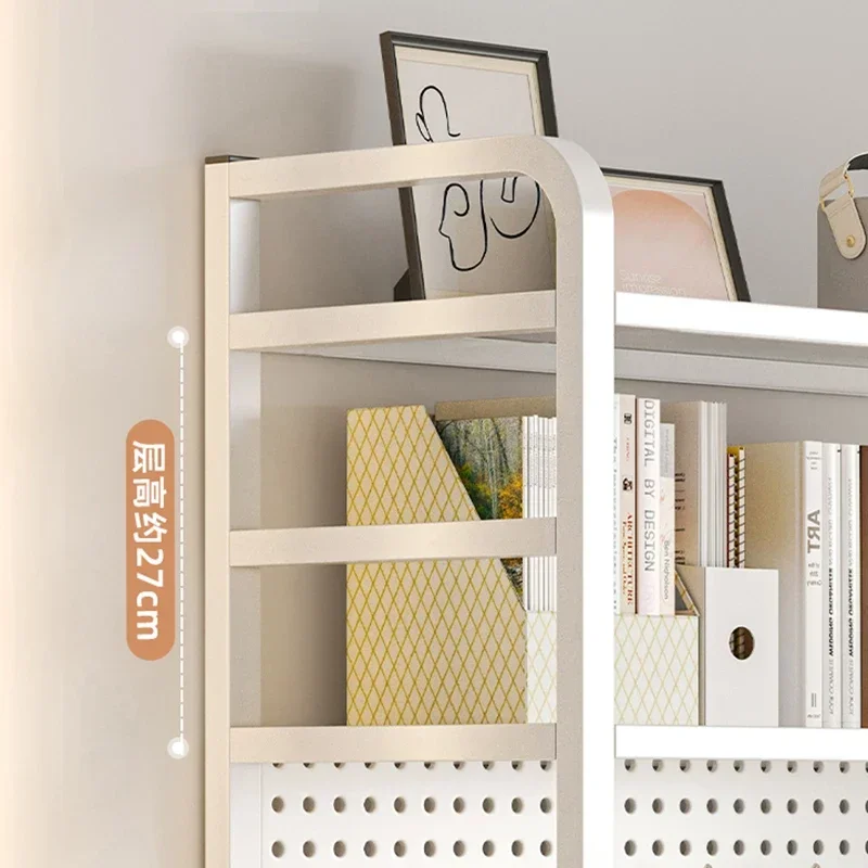 Metal Storage Shelf Desktop Bookshelf Storage Decoration Computer Desk Gaming Display Shelf Estanteria Home Furniture WKBS