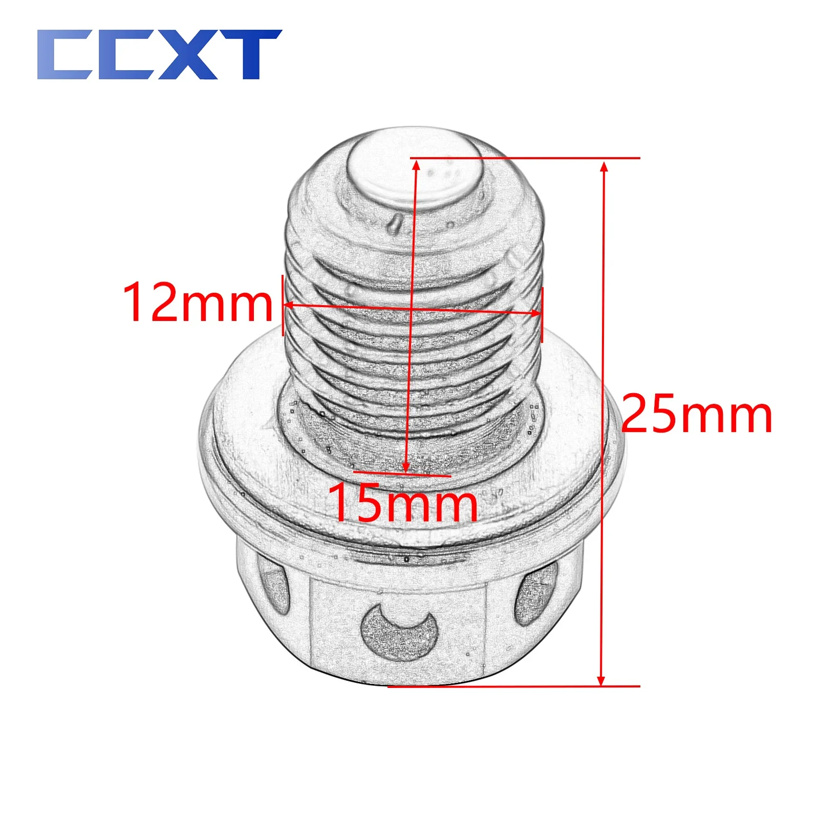 Болт для слива масла M12xP1.5 ДЛЯ CRF Honda XR CR 80 100 125 250 350 480 650L 500-1981 CR125R CR250R 2013-1974, детали (art.: 3920c4bcfcd71) - 3920c4bcfcd71