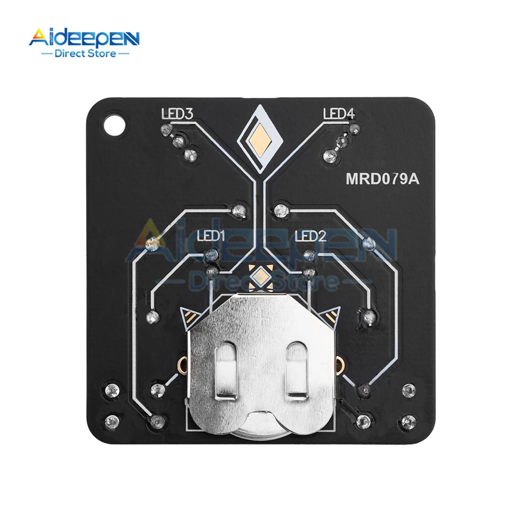 Kit elettronico fai-da-te Robot LED Componenti kit di saldatura fai-da-te Progetto di apprendimento elettronico fai-da-te (senza batteria) - immagine 5