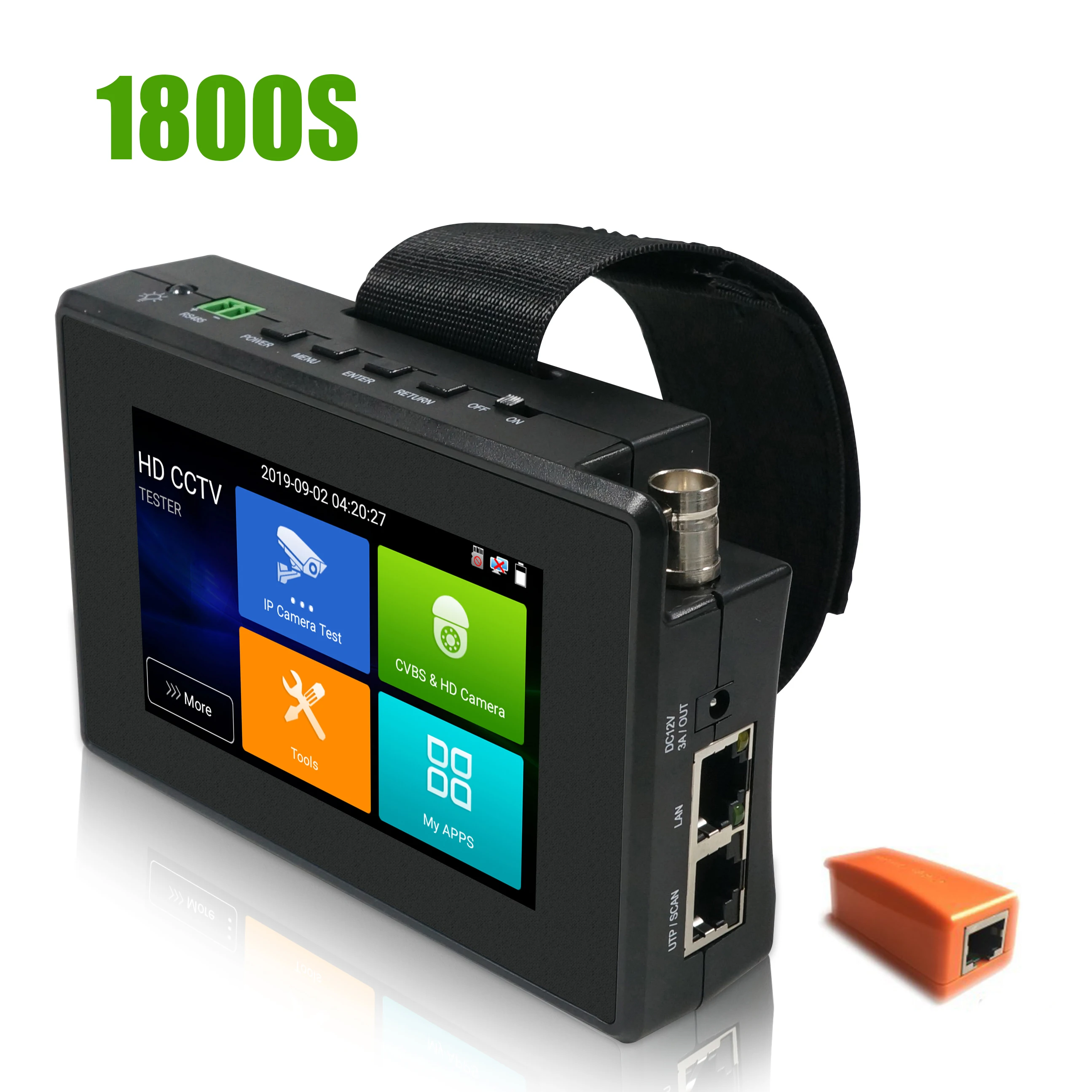 4 Inch 4k H265 Ip Camera Tester 8mp Ahd 