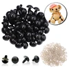 Black Plastic Doll Eyeball Safety Eyes 1