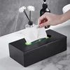 Highend Luxury Stainless Steel Desktop Tissue Box Can Wall Living Room Restaurant Office Desktop Storage Tissue Box Home Decor 1