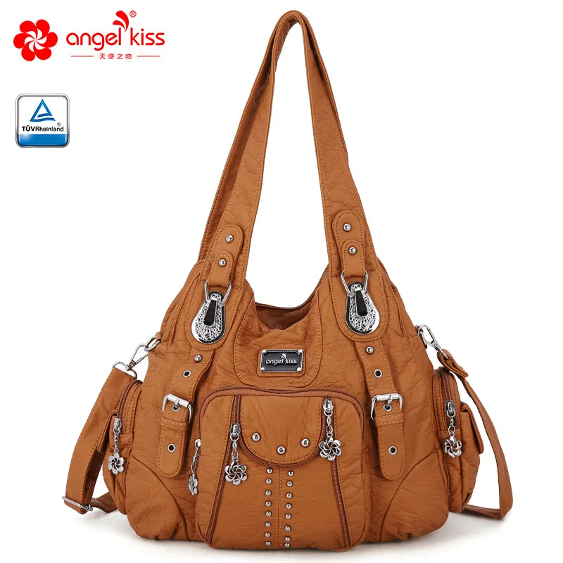 Women Fashion Handbags Women Shoulder Bags PU Leather Handbag Female Satchel Big-capacity Shoulder Purse Bag bolsa feminina 6