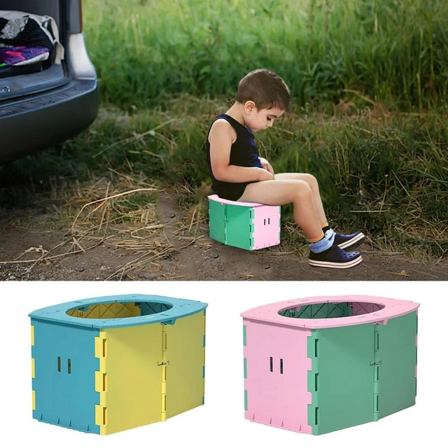 Silla de entrenamiento plegable para bebé, orinal portátil de viaje para  niños - AliExpress