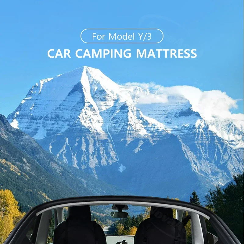 For Tesla Model YJuniper 2025Camping Mattress Foldable Memory Foam Travel Sleepi