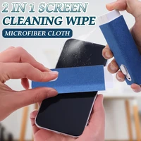 3 in 1 Portable Microfiber Screen Cleaner Spray Bottle with Cleaning Liquid for IPhone PC Laptop Polishing Cloth Cleaner Brush 2