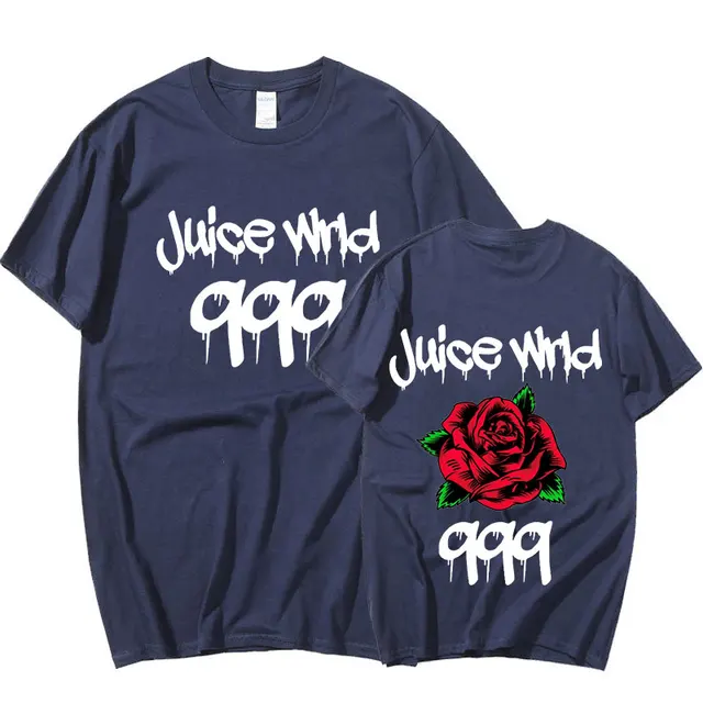 90s Rapper Juice WRLD Men's Oversized T-shirt Streetwear 2