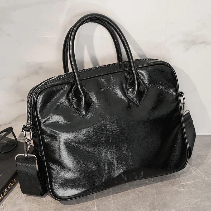 Weysfor New Fashion Men's PU Leather Shoulder Bags For Men Messenger Bag Leather Crossbody Handbag Briefcase Casual bandolera