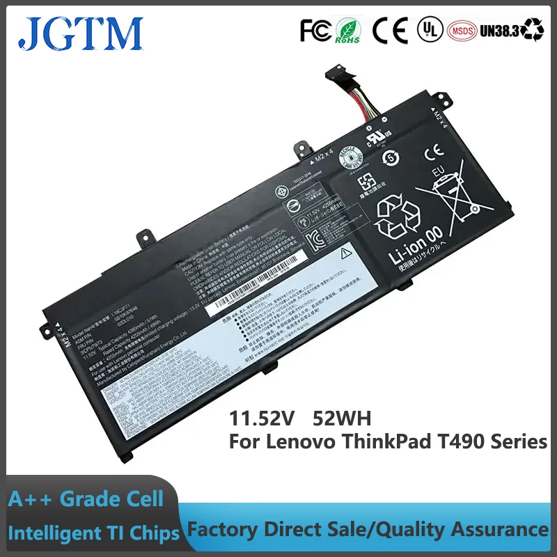 Muslimatexlimb L18C3P72 L18C3P71 Batteria Per Laptop L18M3P73 Per Lenovo Thinkpad T490 T495 P43S Thinkpad P14S 1St Gen