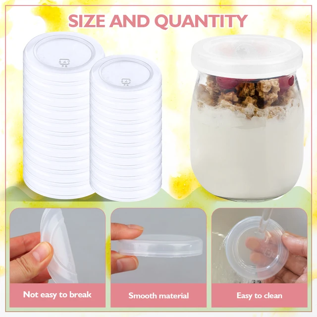 100ml Clear Hinged Lid Plastic Re-usable Containers Pots Babyfood takeaway  home