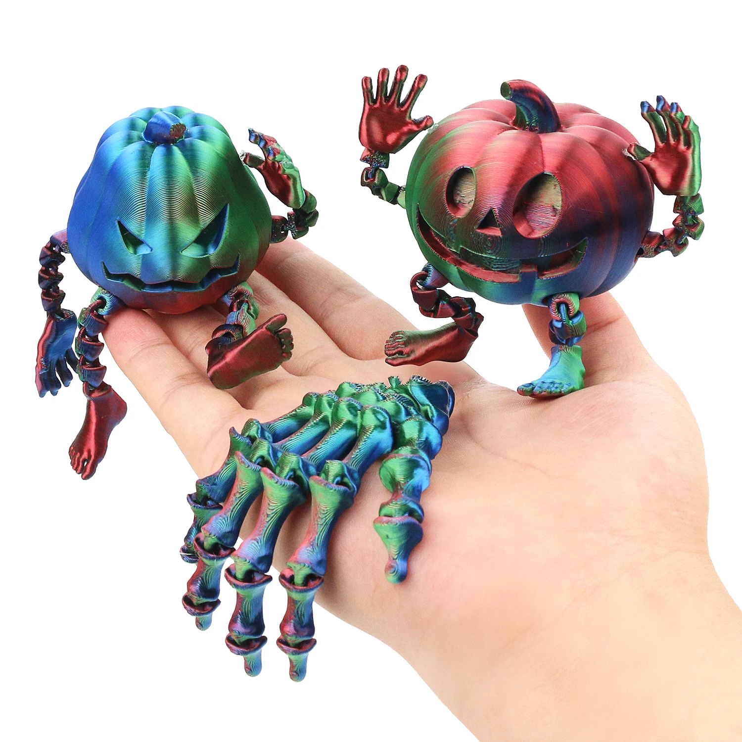 Pumpkin monsters, funny toys, Christmas ornaments, desktop decoration, DIY assembly, parent-child interaction 3