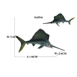 Ocean Predator Adventure Set: Marine Animal Action Figures Collection (NO.14)
