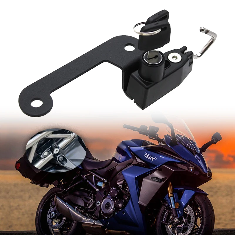 

Fit For SUZUKI GSX-S1000GT GSXS 1000GT 2021-2022 GSXS1000GT Helmet Lock Motorcycle Helmet Lock Mount Hook Keys Aluminum Locking