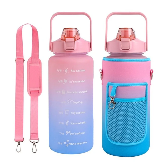 Goals Stainless Steel Half Gallon Water Bottle with Straw