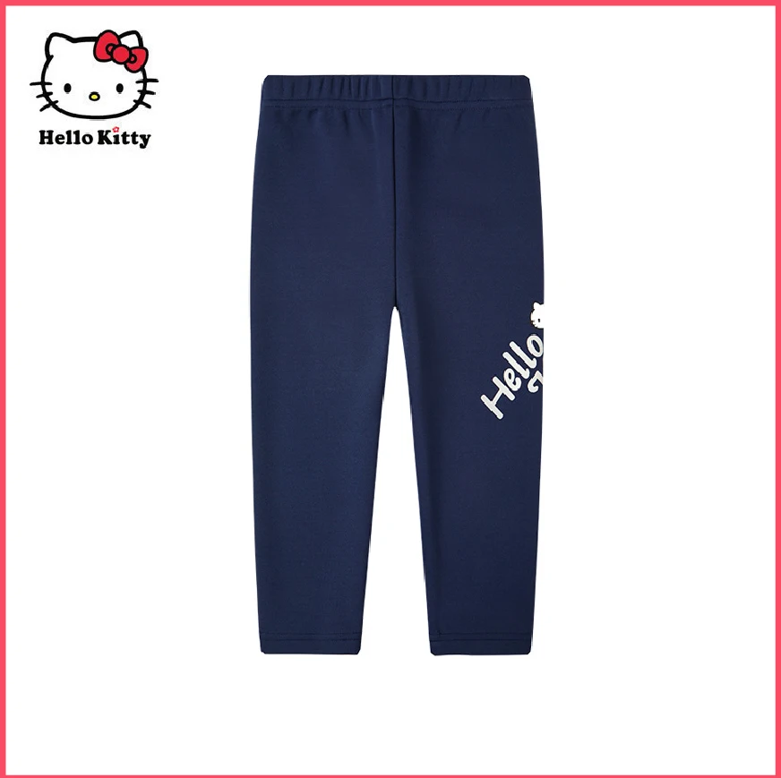 

Hello Kitty padded pants women's new padded stretch bottom pants casual pants spring spring sweatpants Sanrio 1-6Y Cute Gift