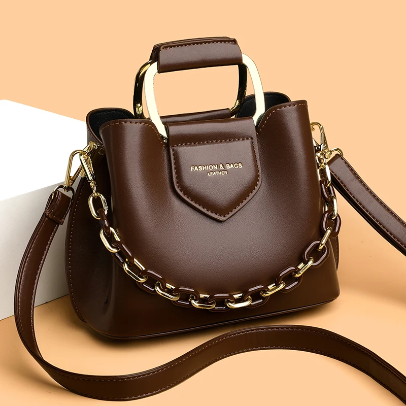 Nuove borse a tracolla PU di alta qualità per le donne Borsa da donna alla moda Design di alta qualità Borse ascellari avanzate Bellissime borse - immagine 3