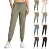Women's Summer Solid Color Workwear Slow Running Quick Drying Hiking Pants Sports Casual Pants for Various Occasions S-XXL 2