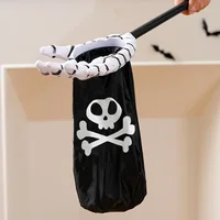 2024 Halloween Begging Bags Palm Skull Pumpkin Candy Bag with Tools Hand Shaped Candy Pouch Party Candy Snack Gift Decorations 3