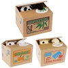 Cat Panda Piggy Bank: Electronic Coin Deposit Safe Box Ensuring Secure Savings for Children's Financial Education 3