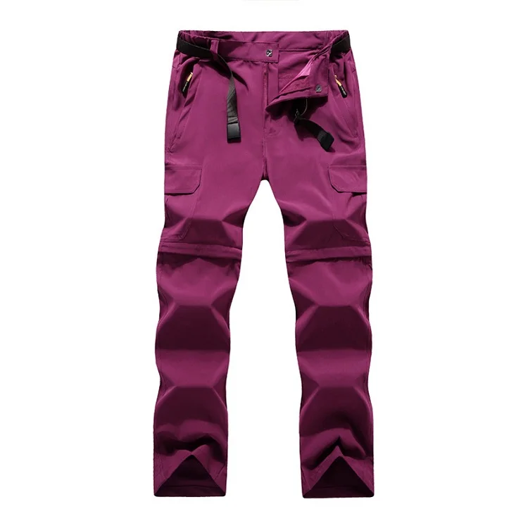 Description Picture 5 of itemTRVLWEGO Men Summer Hiking Pants Women Outdoor Lightweight Tactical Multi-pocket Detachable Camping Fishing Cargo Shorts Pants