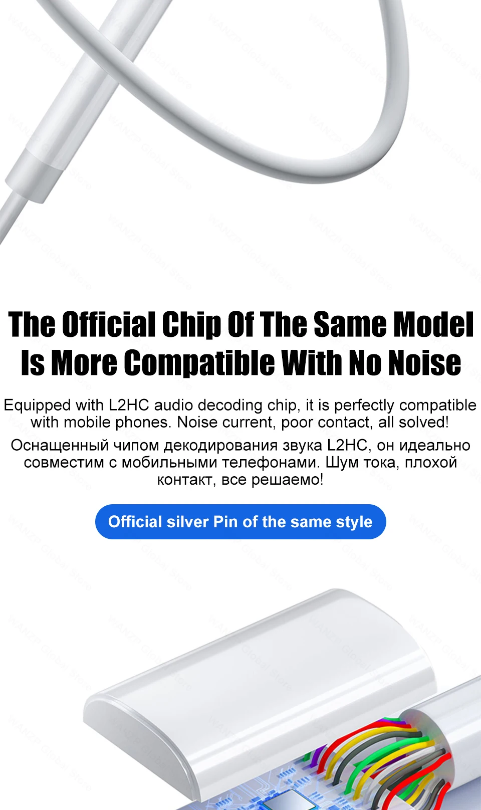 Wired Headphones With Type-c And 3.5mm Jack For Smartphones_voghion.com