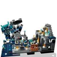 852pcs The Minecrafta Deep Dark Battle Ancient City Knight Sound Guard Village House Building Blocks For Children gifts Toys 1