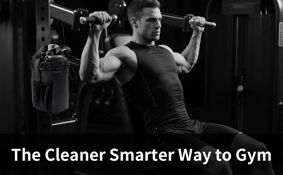 magnetic gym water bottle bag