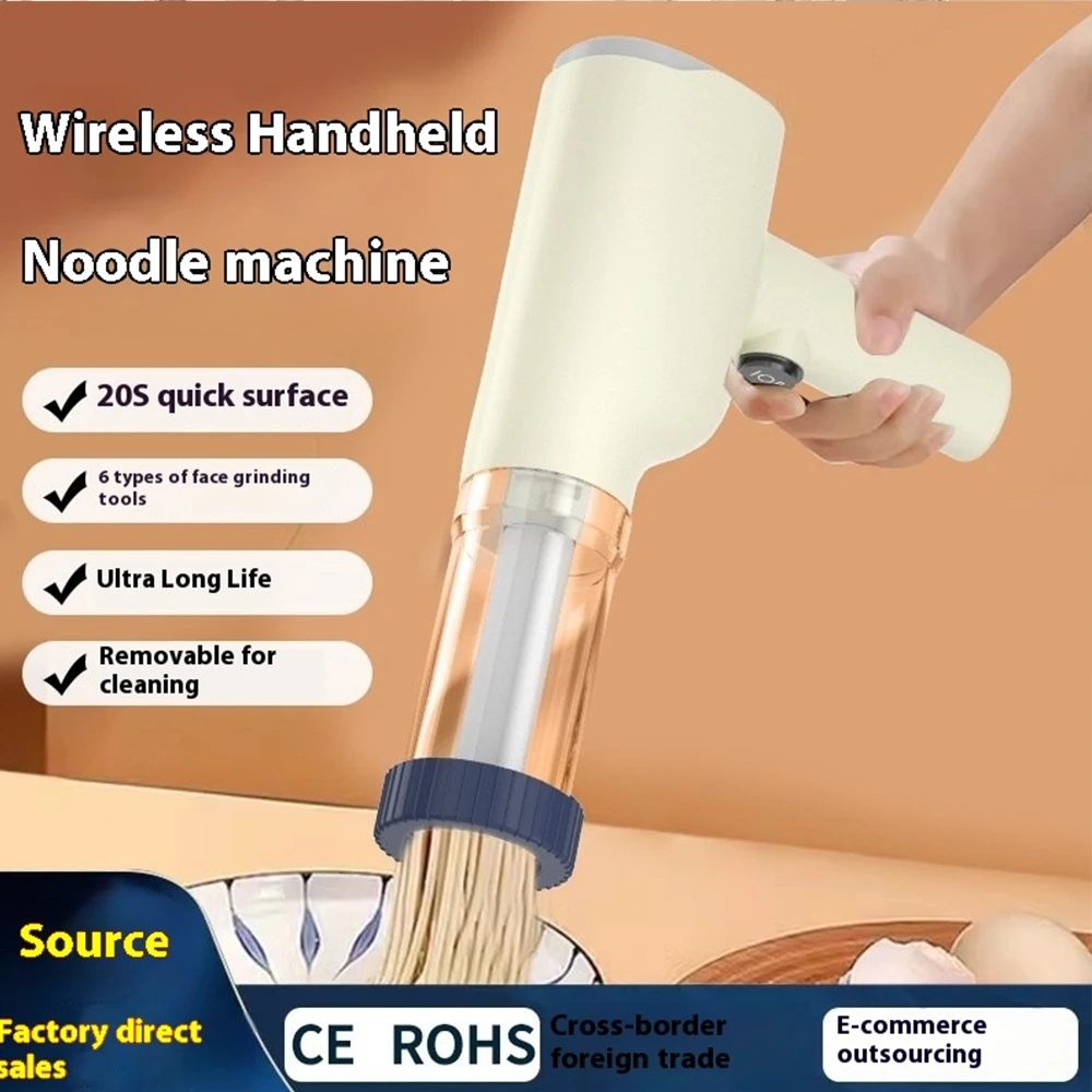 New handheld pasta machine home small electric pasta press machine wireless multifunction noodle enema