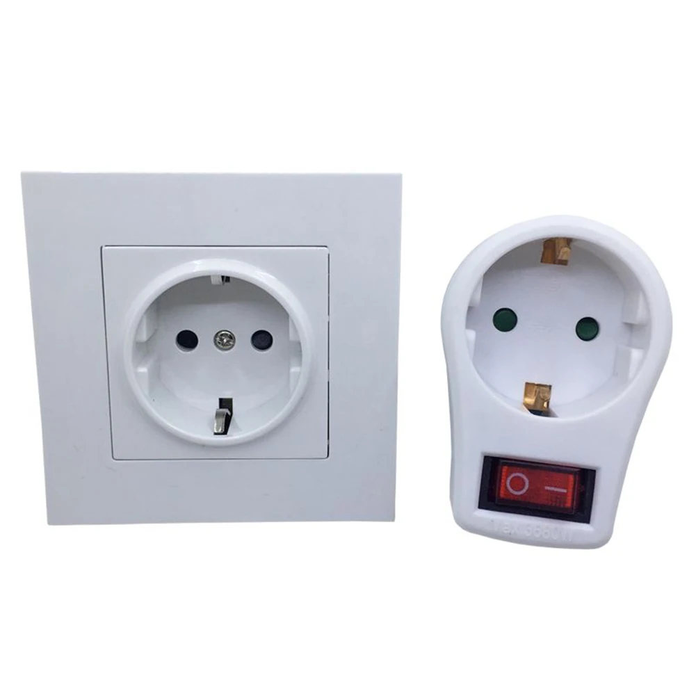 1pcs Socket Outlet With Switch 3680W Socket Adapter Eu Power Converter Extension Socket 16A 250V Home Improvement European Type 12 S98262782cc794f01ab6c30bb85cff05ev 1pcs Socket Outlet With Switch 3680W Socket Adapter Eu Power Converter Extension Socket 16A 250V Home Improvement European Type
