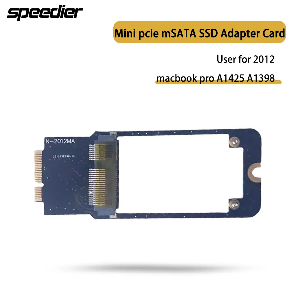 Scheda Adattatore Mini Pcie Msata Ssd Per Macbook Pro A1425 A1398 2012