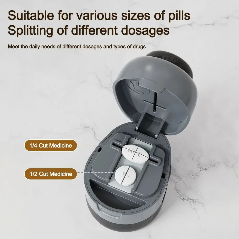 The Precise Multi-functional Medicine Cutter Can Cut Tablets Of Different Specifications and is Portable and Easy to Store