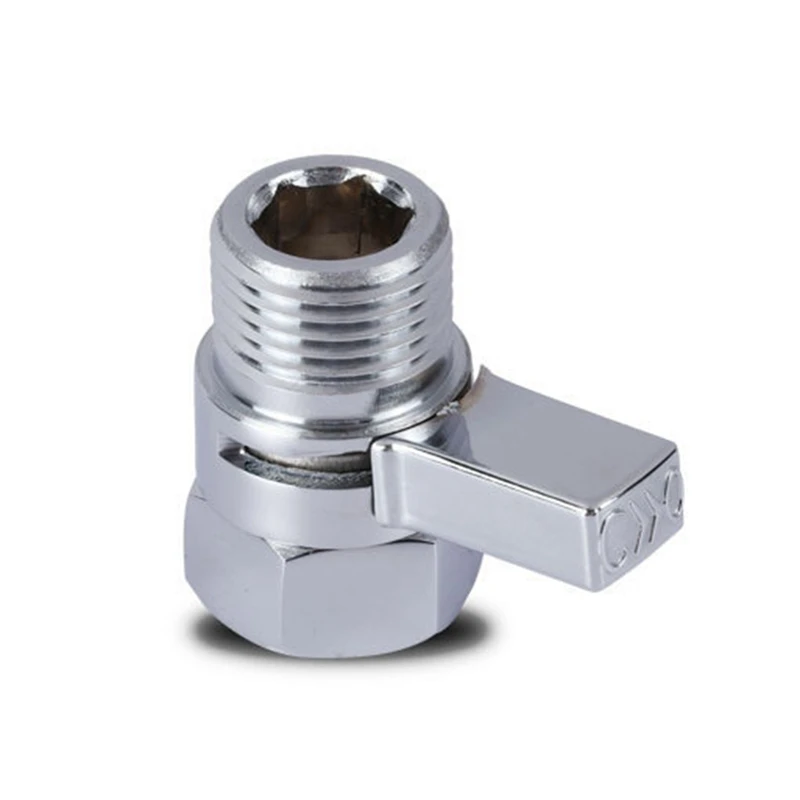 

Клапан регулировки расхода и отключения воды из твердой латуни для ручной душа/душа