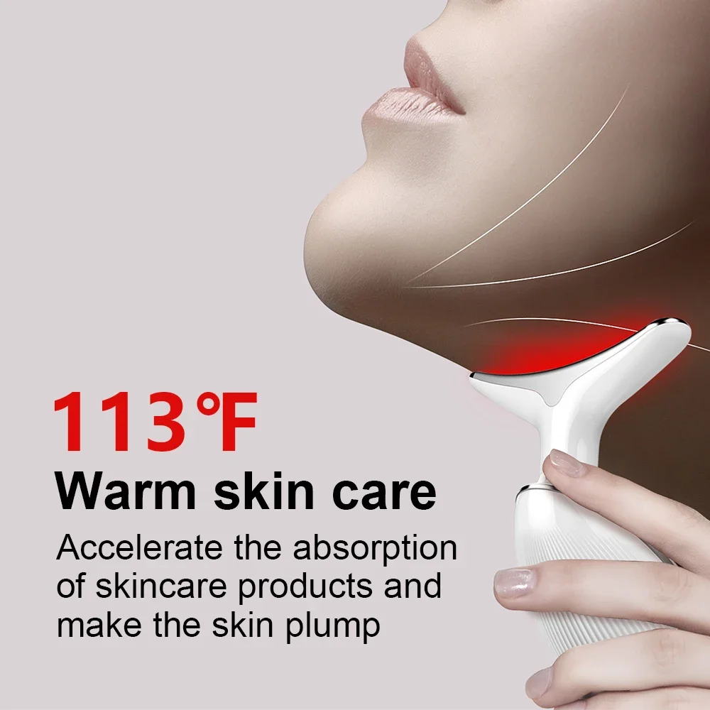 Women's Skin Care Beauty Tool for Improving Neck And Face Contour Home Use Adjustable Frequency Vibration Device 4