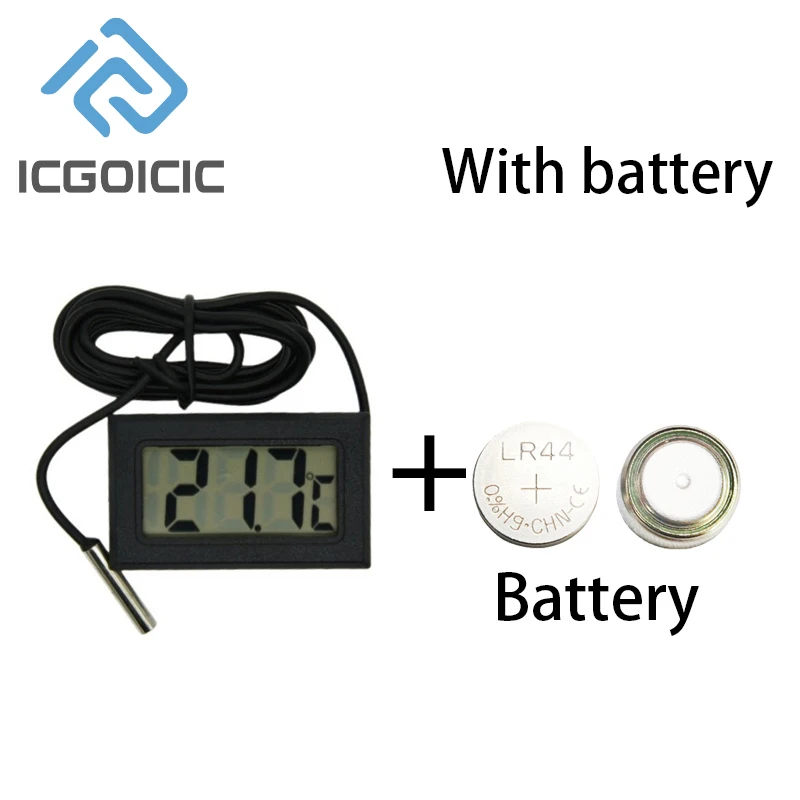 Mini LCD Digital Thermometer With Waterproof Probe For Freezer Refrigerator thumbnail 8