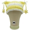 Adults Teens Handmade Cat Ear Shape Knitted Hat Fluffy Winter Warmer Cycling Hat 3