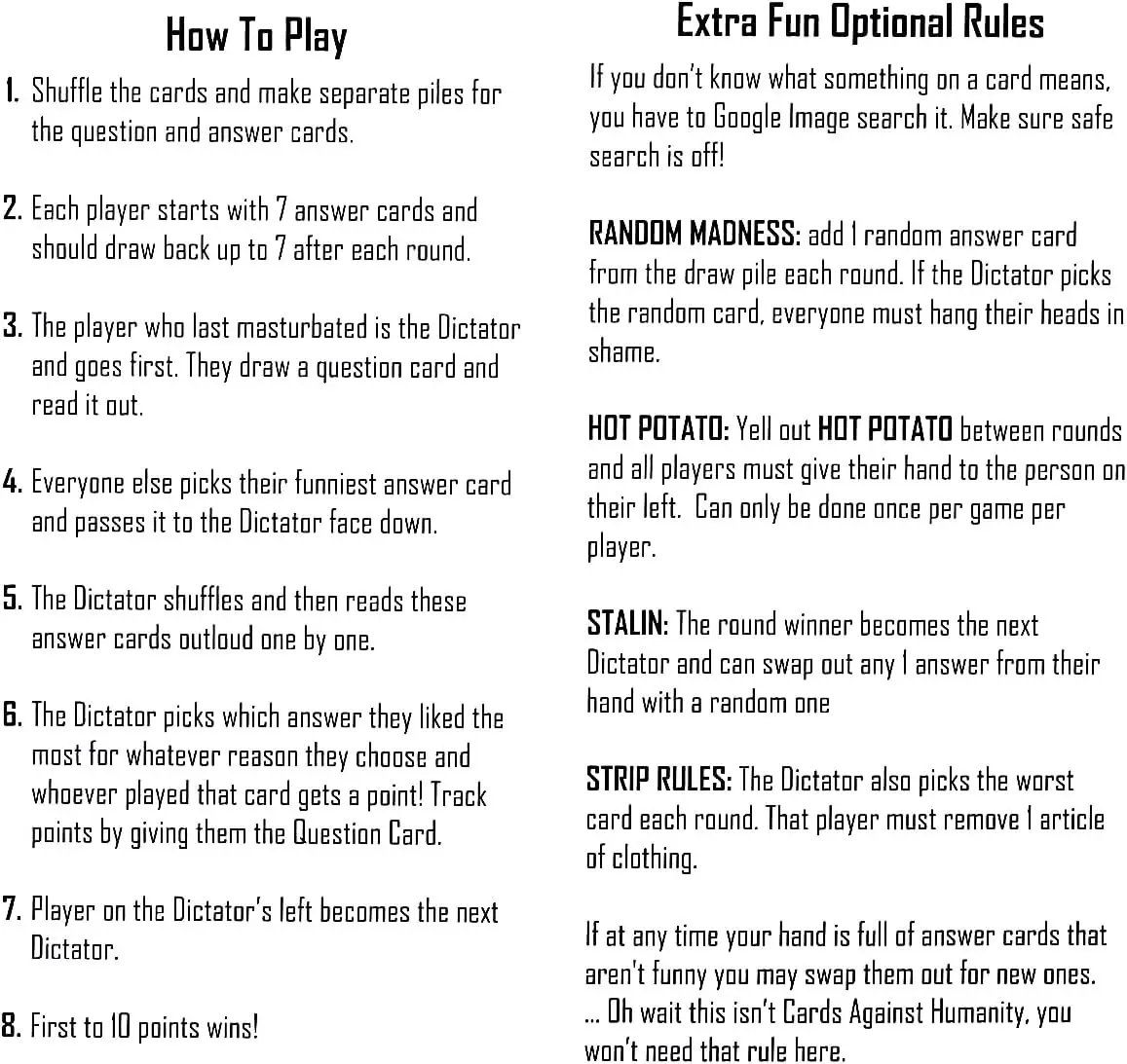 The Rudest Game in The World - Card Games for Adults and Family, Party Games for Game Night (for Gamers) 6
