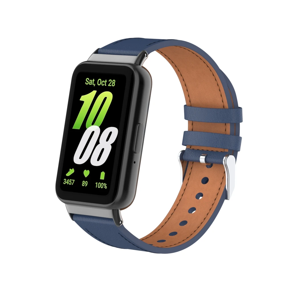 Premium Genuine Leather Strap for Smart Watch - Elegant Replacement Wristband Accessory