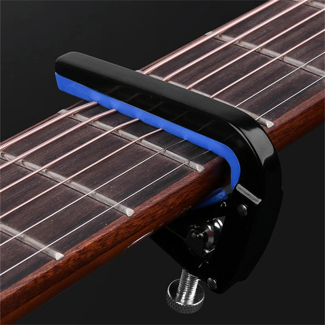 Capotasto Chitarra MUGIG - In Alluminio Con Rivestimento Silicone, Per Chitarre Acustiche Ed Elettriche