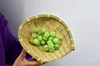 bamboo weaving basket Open bamboo sieve hand woven drying bamboo basket fruit and vegetable storage candy gift christmas basket 6